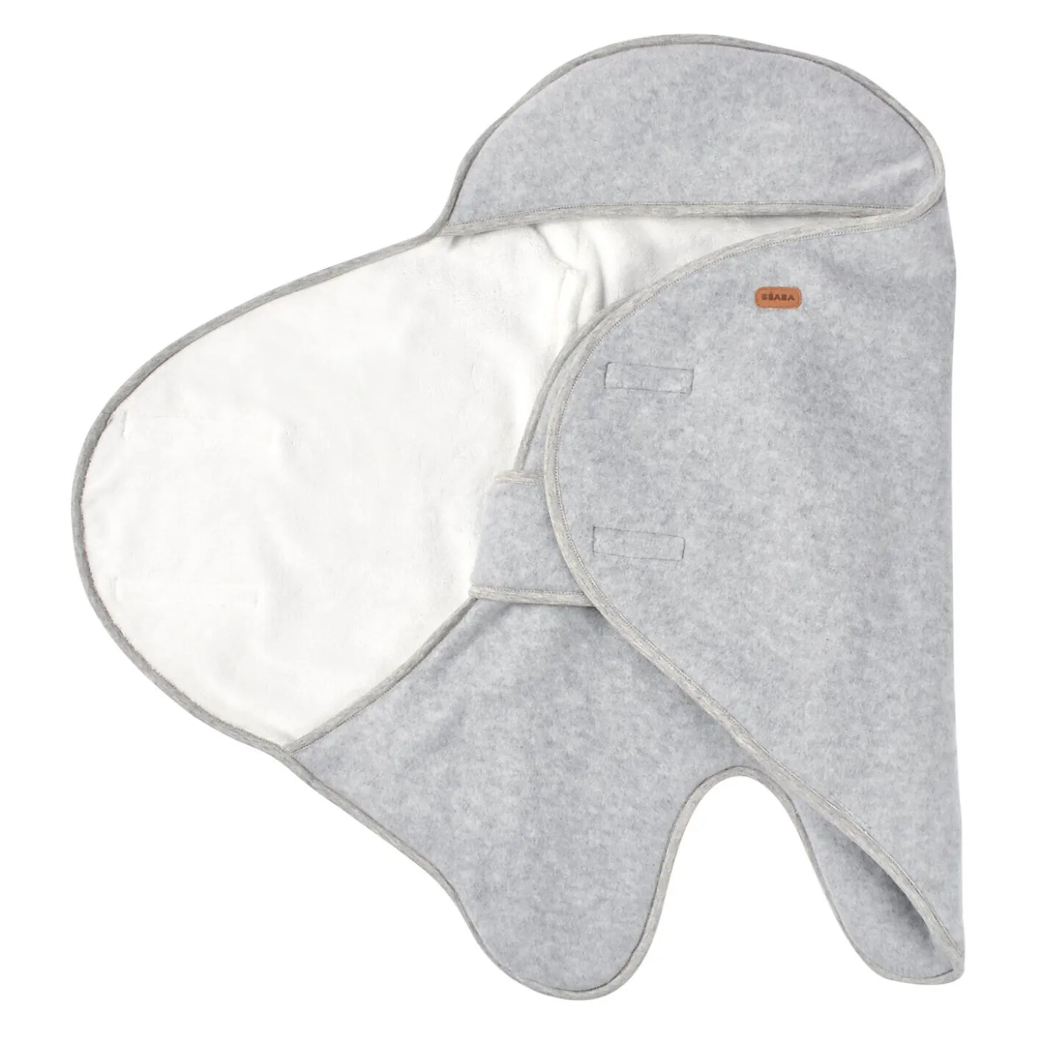Babynomade® double polaire Gris chiné