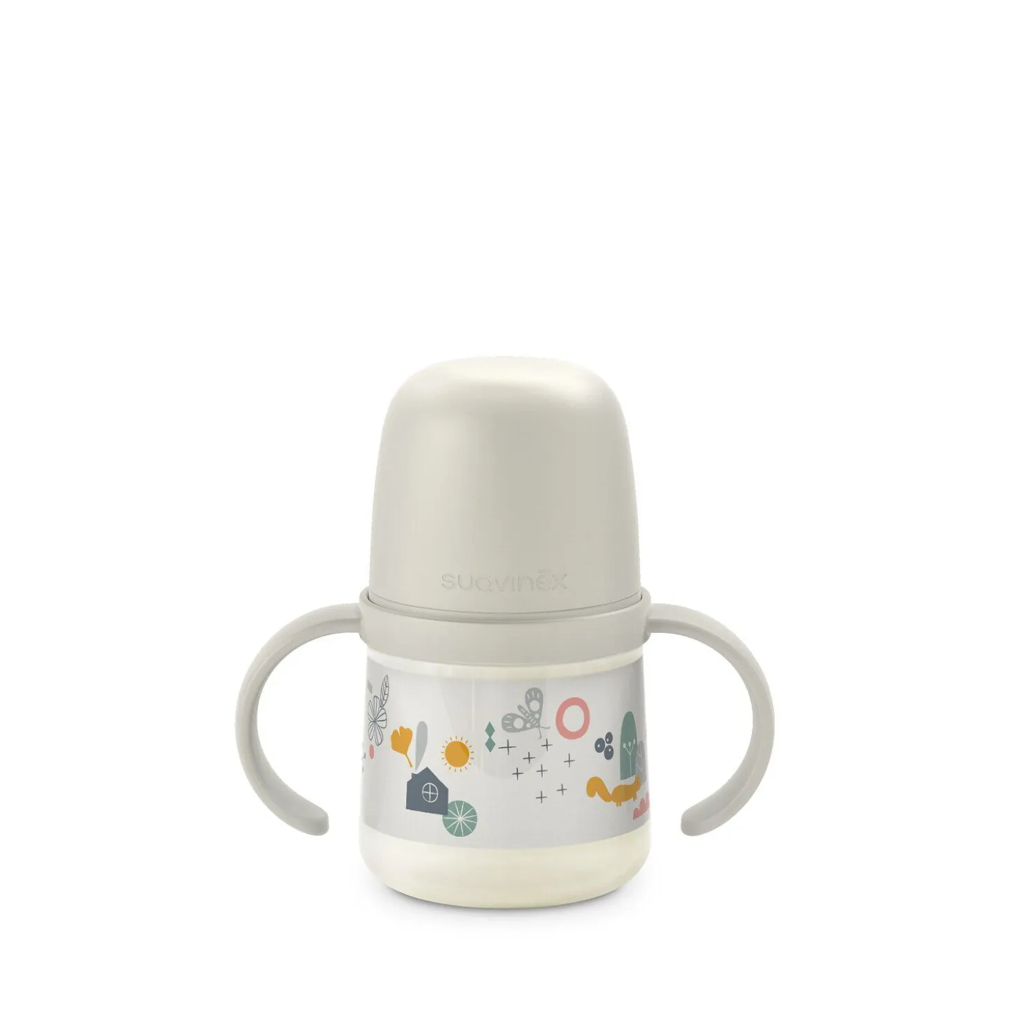 Biberon avec anses et bec silicone A Walk In The Park +6m