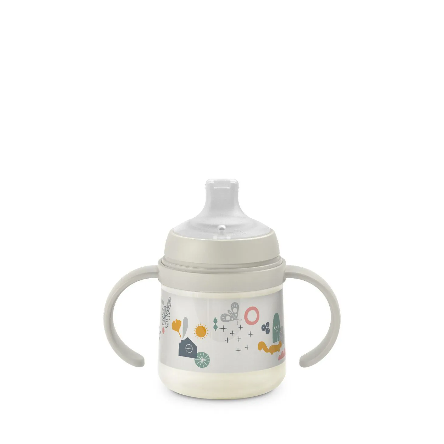 Biberon avec anses et bec silicone A Walk In The Park +6m