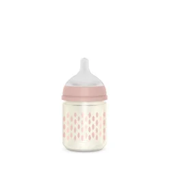 Biberon en verre avec tétine SX Pro 120 ml débit S Bonhomia