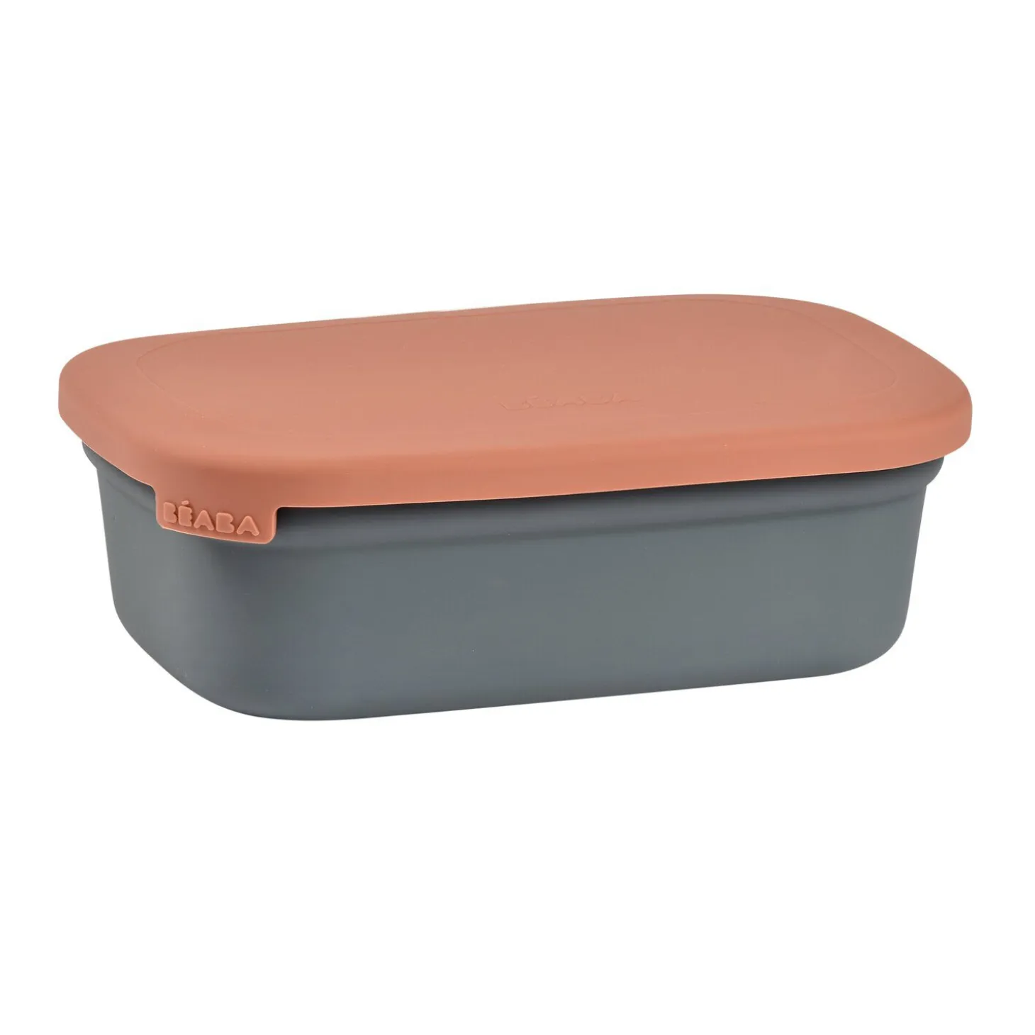 Boîte repas céramique Gris minéral/Terracotta
