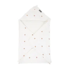 Cape De Bain + Gant - 80x80 Cm - Jersey - Hearts