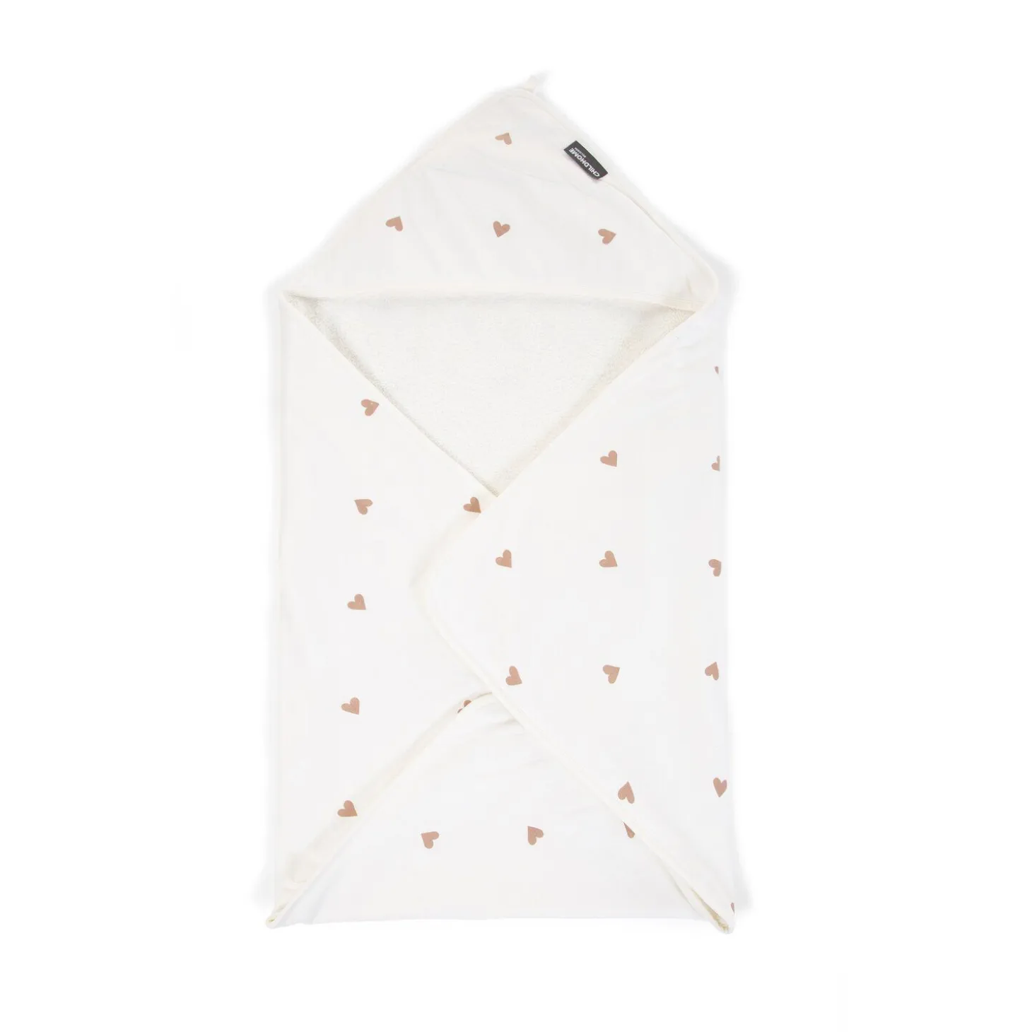 Cape De Bain + Gant - 80x80 Cm - Jersey - Hearts