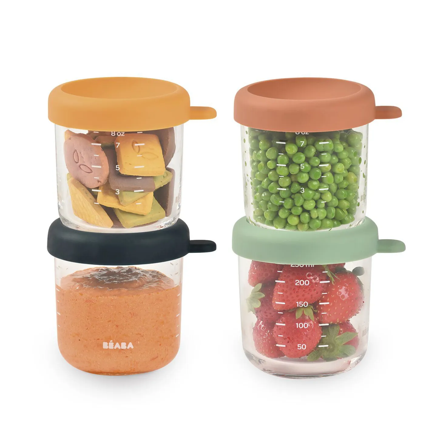 Coffret 4 portions verre 250ml Sunrise
