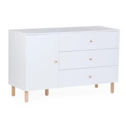 Commode 4 tiroirs Wonder white