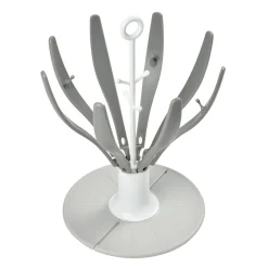 Egoutte-biberons pliable Flower Gris