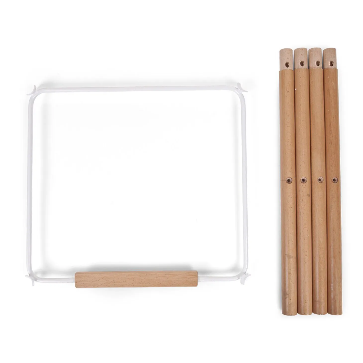 Evolu Extra Set De Pieds Longues + Repose Pieds - Bois - Bla