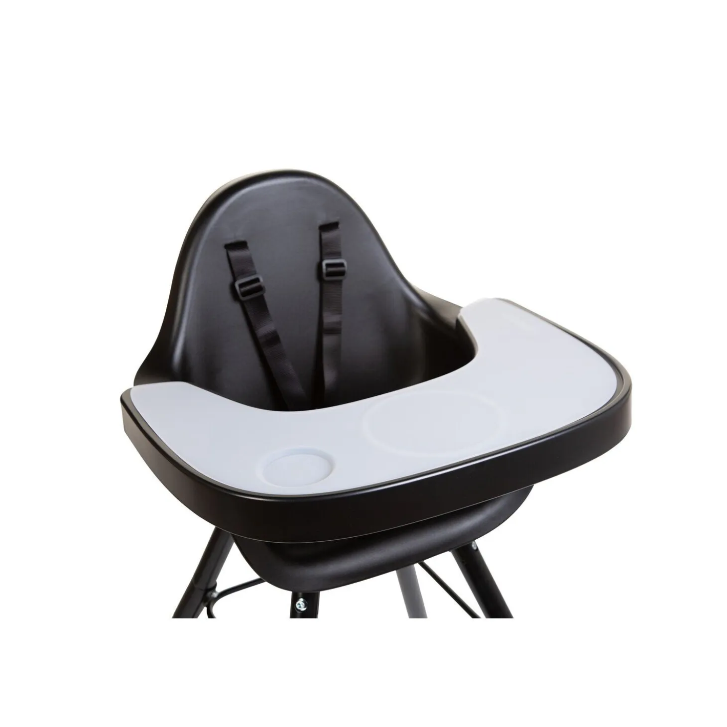 Evolu Tablette De Chaise - Abs - Noir + Napperon En Silicone