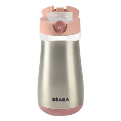 Gourde inox 350 ml Vieux rose