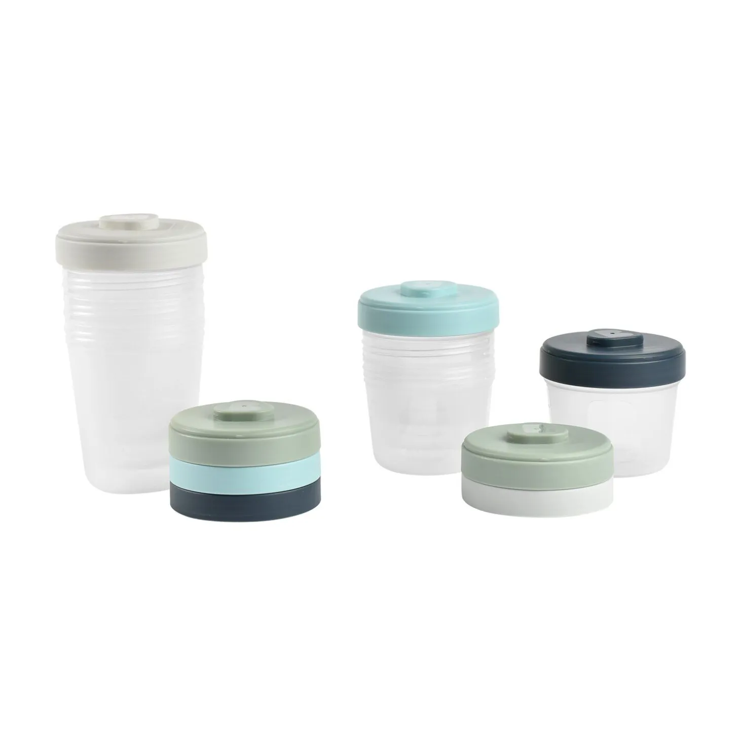 Lot de 8 portions clip 2ème âge (4X150ml et 4X250ml)