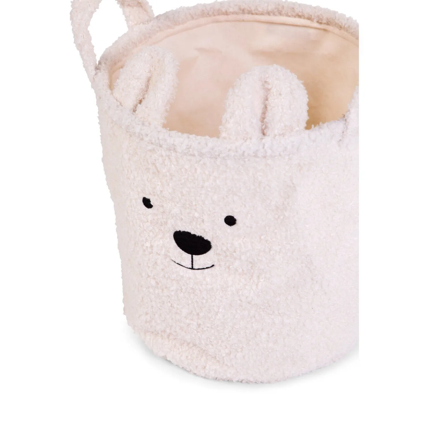 Panier De Rangement - 40x40x40 Cm - Teddy - Ecru