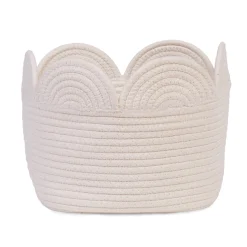 Panier fleur - 30x20x15CM - Corde De Coton - Ecru