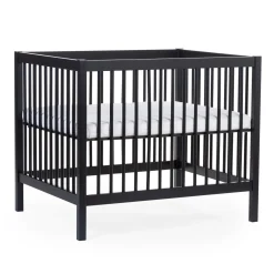 Parc 97 + Roues - 95x75 Cm - Bois - Noir