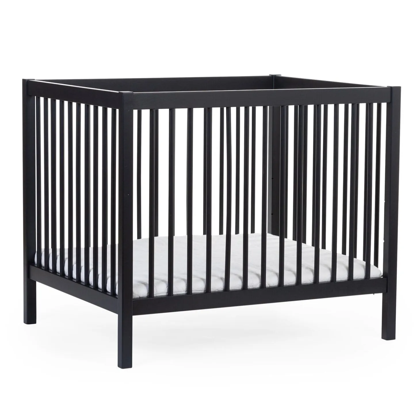Parc 97 + Roues - 95x75 Cm - Bois - Noir