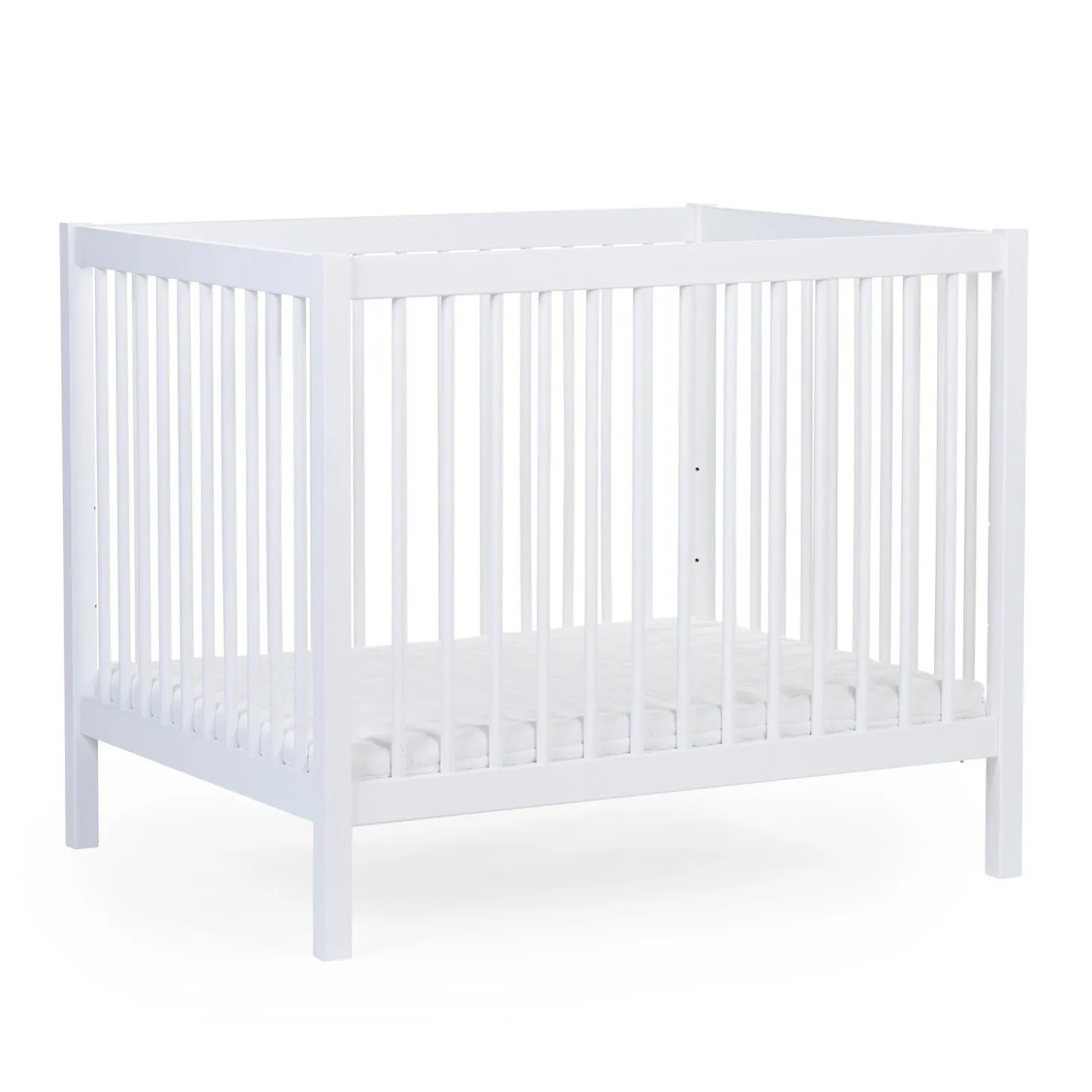 Parc 97 + Roues - 95x75 Cm - Bois - Blanc