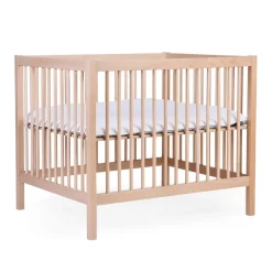 Parc 97 + Roues - 95x75 Cm - Bois - Naturel