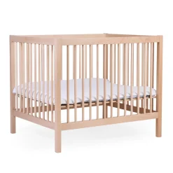 Parc 97 + Roues - 95x75 Cm - Bois - Naturel