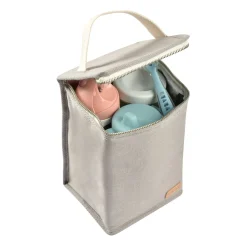 Pochette repas isotherme Gris perle