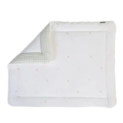 Tapis De Parc - 75x95 Cm - Jersey - Forêt - Mousseline Vichy