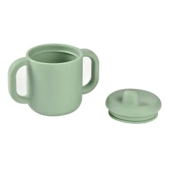 Tasse d'apprentissage silicone Vert sauge