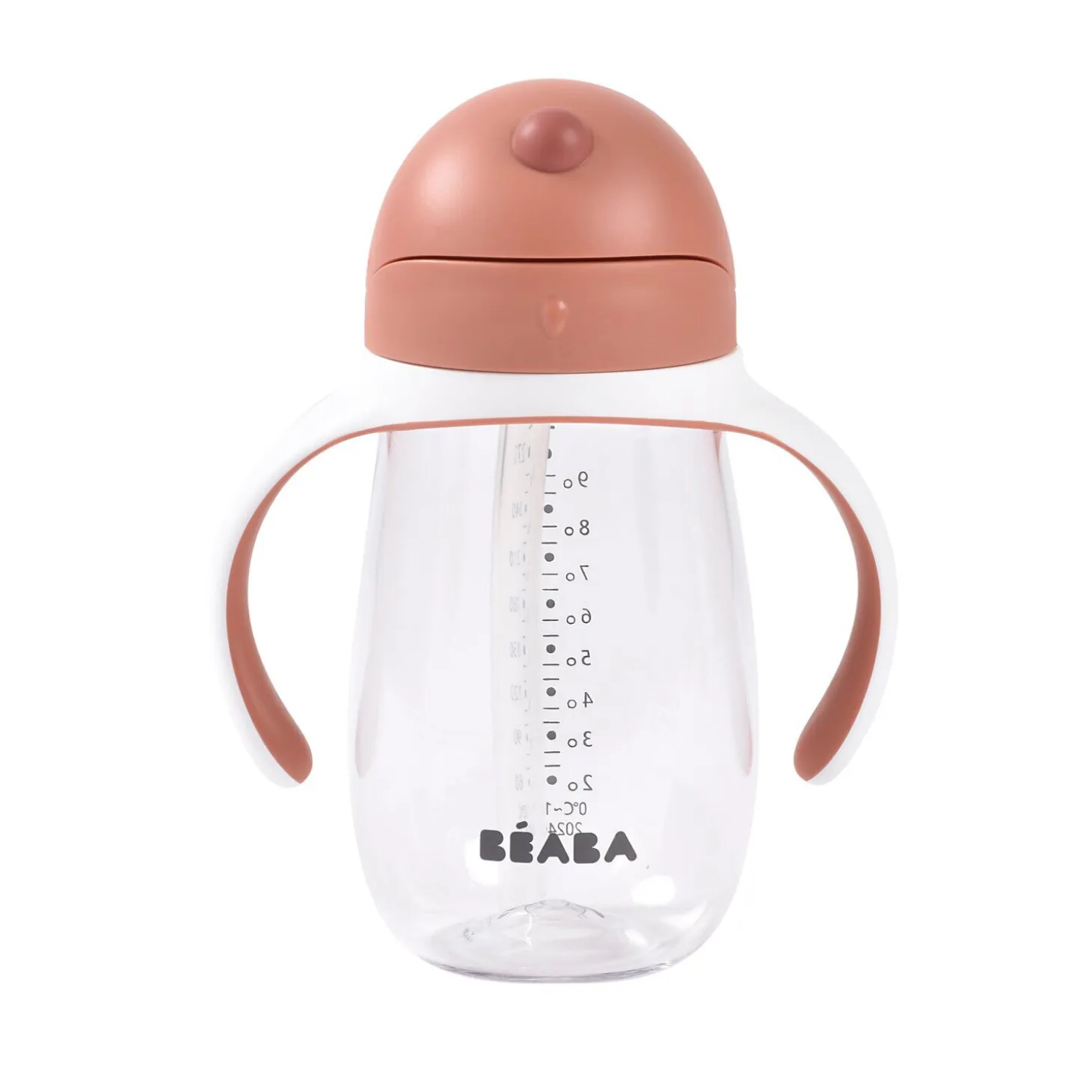 Tasse paille 300ml Terracotta