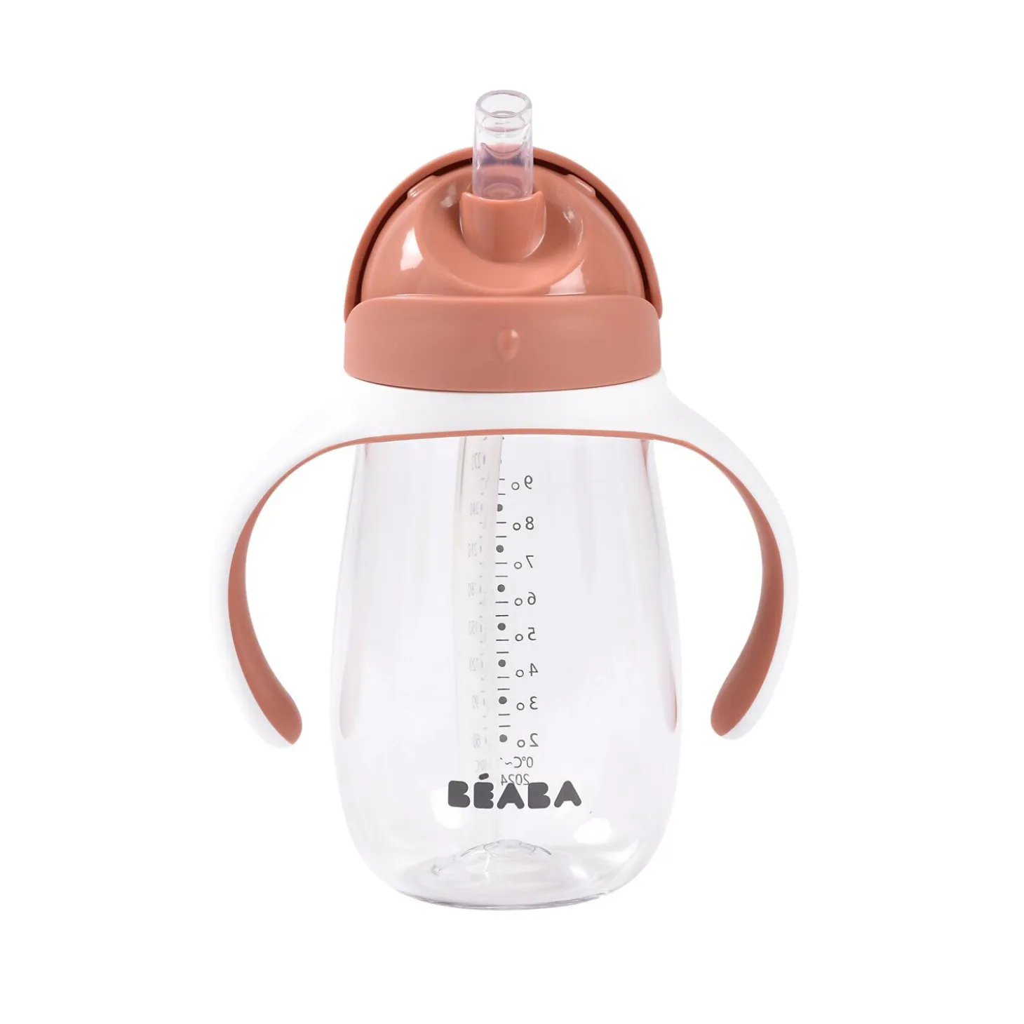 Tasse paille 300ml Terracotta