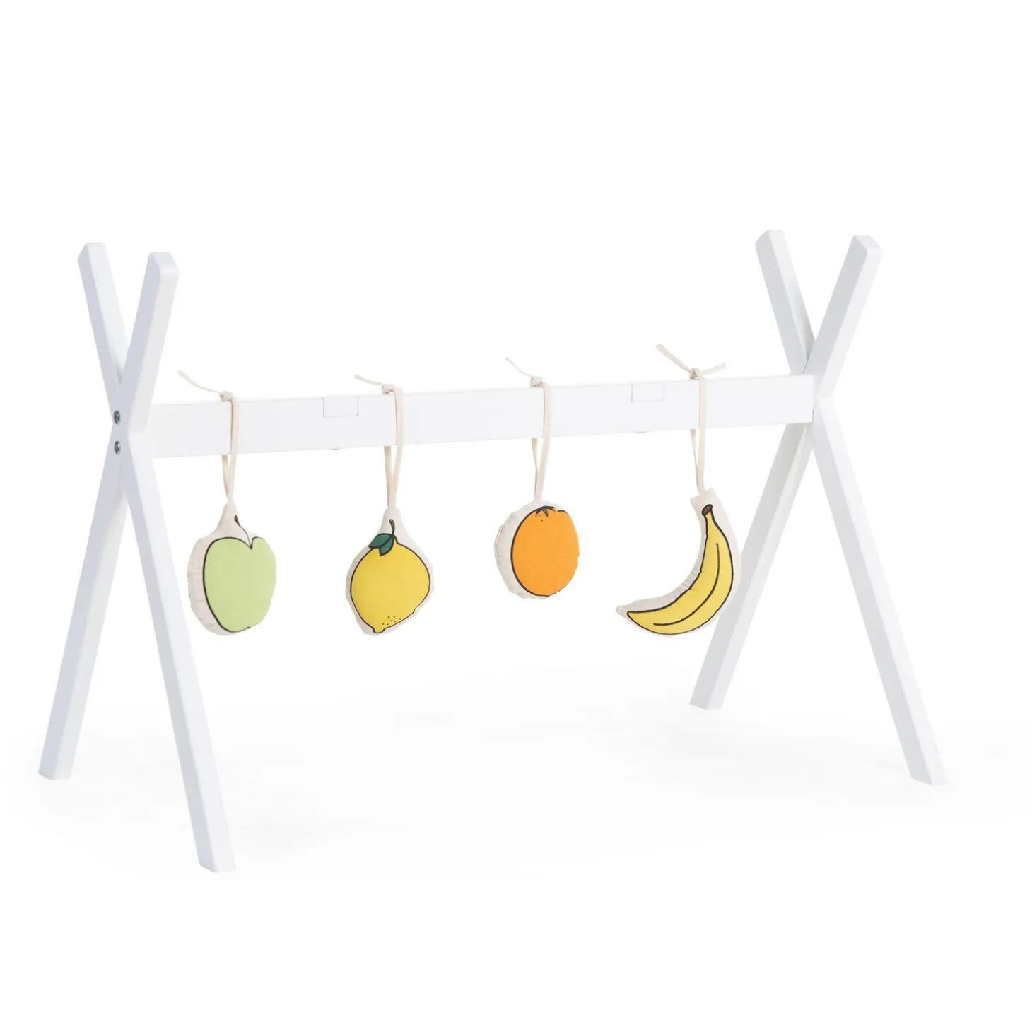 Tipi Support Pour Couffin Moise + Arche Bébé - Bois - Blanc