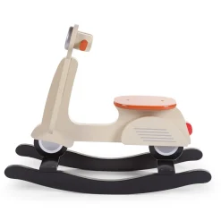 Trottinette à bascule crème