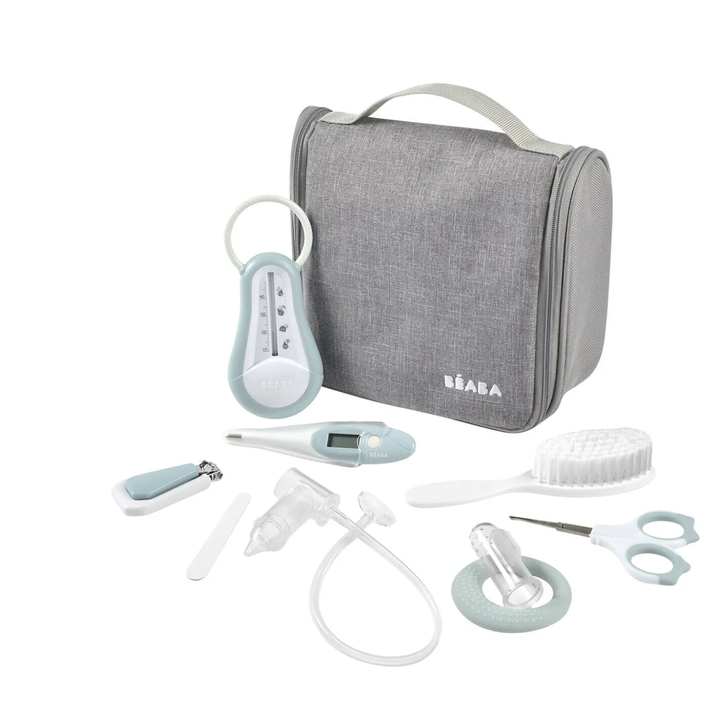 Trousse de toilette nomade Bleu vert
